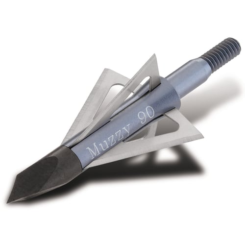 Muzzy Screw-in Broadhead  <br>  4 Blade 90 gr. 6 pk.