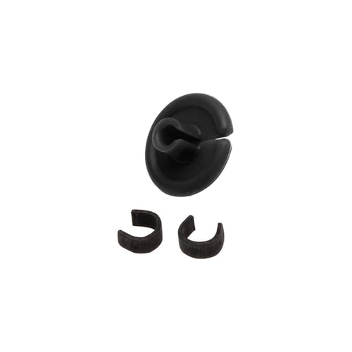 October Mountain String Love 2.0 Kisser Button  <br>  Black 1 pk.