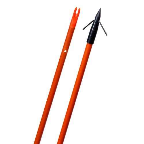 Fin Finder Raider Bowfishing Arrow  <br>  Orange w/Typhoon Point