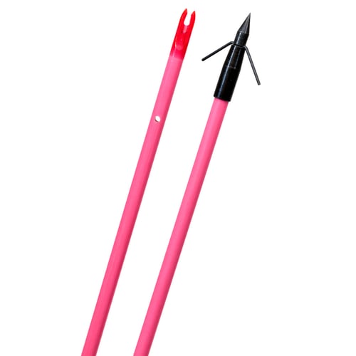 Raiderette Pro Bowfishing Arrow with Riptide Point by Fin-Finder, Pink 