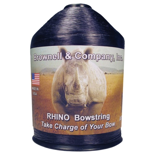 Brownell Rhino String Material  <br>  Black 1/4 lb.