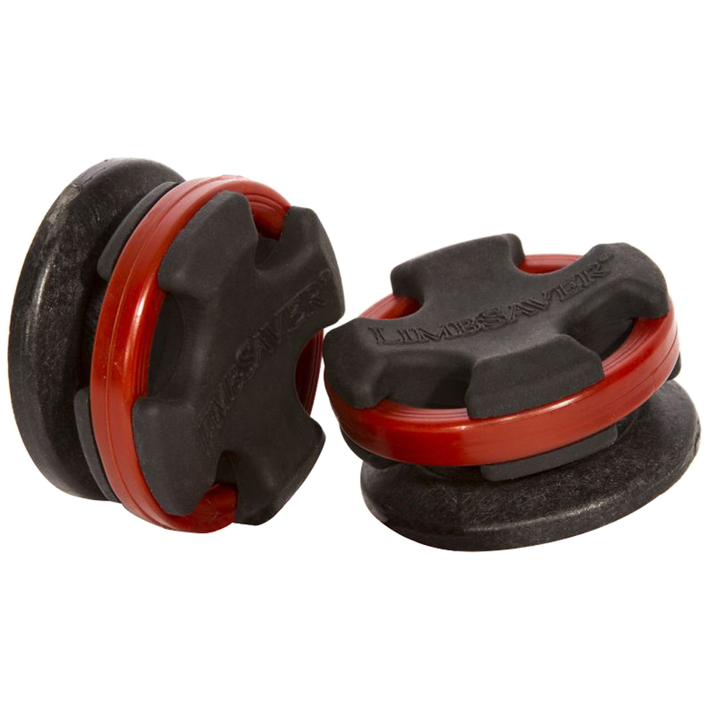 Limbsaver Broadband Dampeners  <br>  Split Limb Red 2 pk.