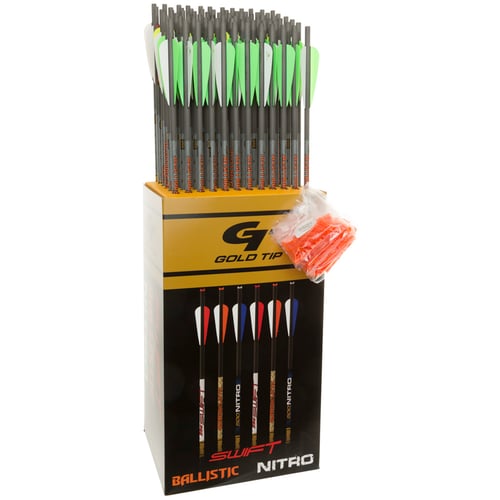 Gold Tip Ballistic Crossbow Bolts  <br>  20 in. 4 in. Vanes 72 pk.