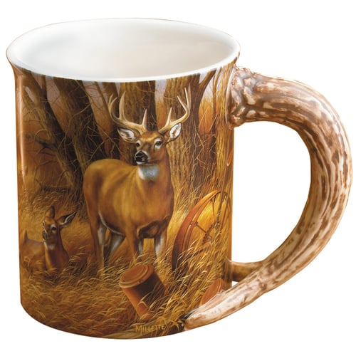 Wild Wings Sculpted Mug  <br>  Rustic Retreat Whitetail