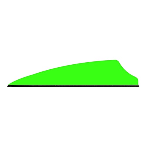 Q2i Fusion X-II Vanes  <br>  Neon Green 2.1 in. 100 pk.