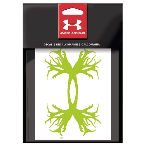 Under Armour Antler Decal  <br>  Neon Green 6 in.