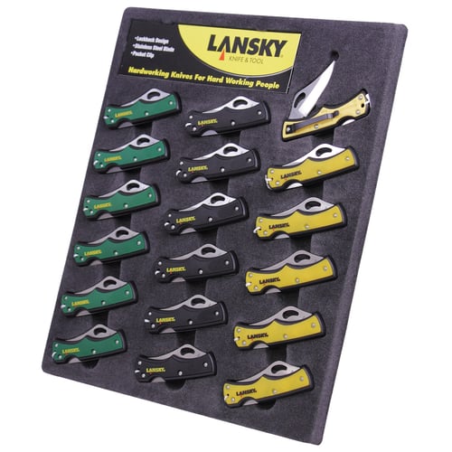 Lansky Small Lockback Display  br  18 Piece | 080999703205
