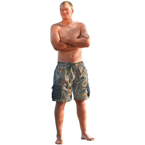 Wilderness Dreams Board Shorts  <br>  Mossy Oak BreakUp Small