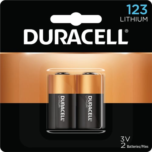 Duracell Lithium Batteries  <br>  CR123 2 pk.