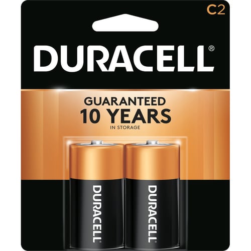 Duracell Coppertop Batteries  <br>  C 2 pk.