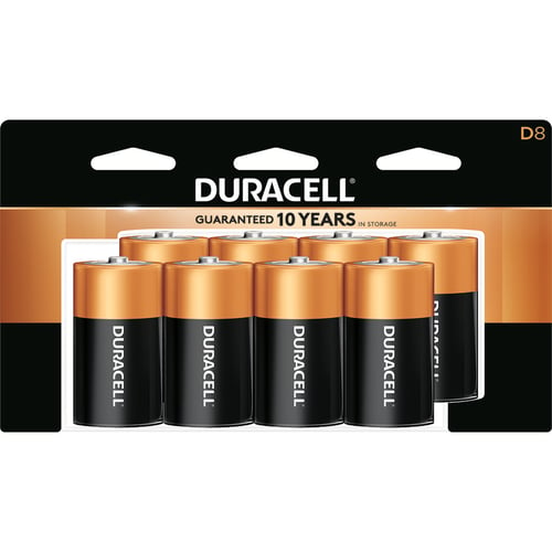 Duracell Coppertop Batteries  <br>  D 8 pk.