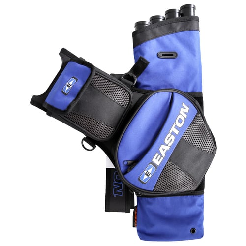 Easton Flipside 4-Tube Hip Quiver  <br>  Blue RH/LH