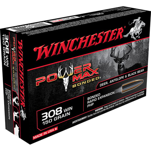 Winchester Power Max Bonded Rifle Ammo