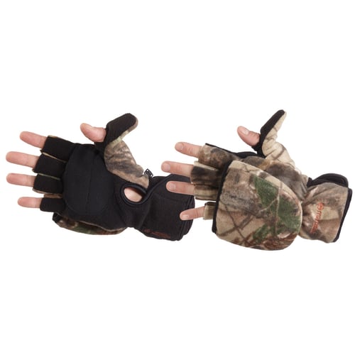 Manzella Bowhunter Gloves  <br>  Convertible RealtreeXtra Large