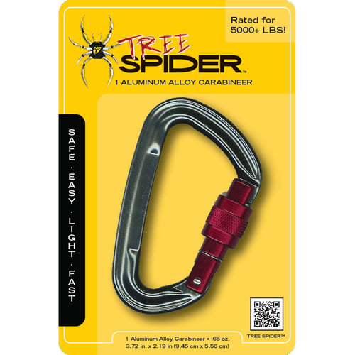 Tree Spider Carabiner  <br>  Aluminum