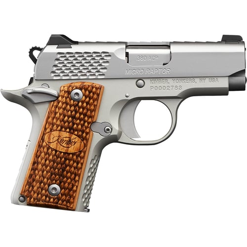 Kimber Micro Raptor Pistol  <br>  .380 ACP 5.6 in. Stainless 7+1 rd.
