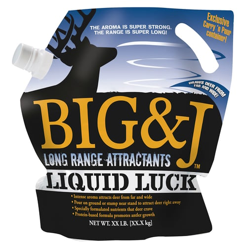 BIG&J BB2LL10 Liquid Luck Long Range Attractant 1/2 Gal Bag