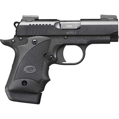 Kimber Micro 9 Pistol  <br>  9 mm 6.1 in. Matte Black 7+1 rd. w/ Hogue Grip