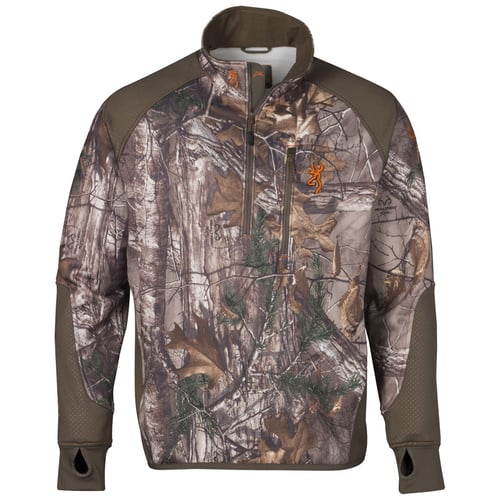 Browning Fleece 1/4 Zip Jacket  <br>  Realtree Xtra Medium