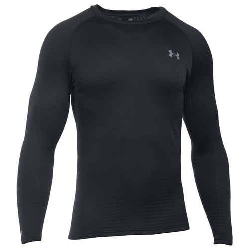 UA Base 2.0 Crew Shirt  <br>  Black 2X-Large