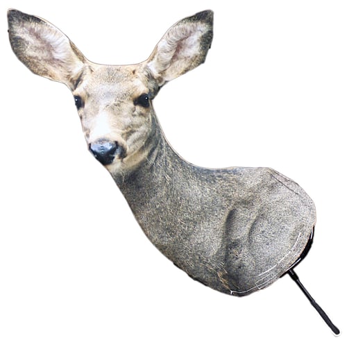 Heads Up Mule Deer Doe Decoy  <br>