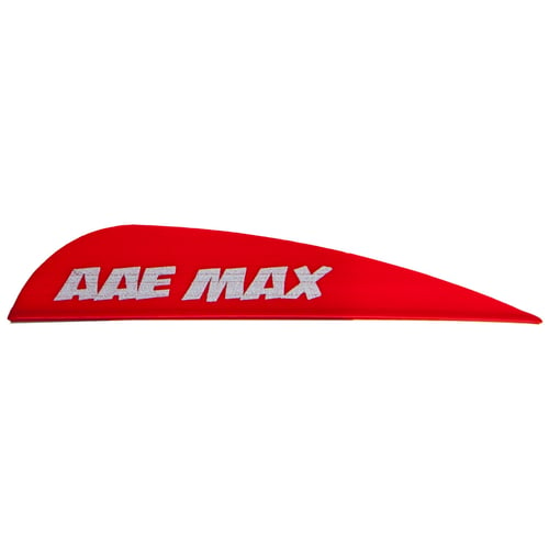 AAE Max Stealth Vanes  <br>  Red 2.7 in. 100 pk.