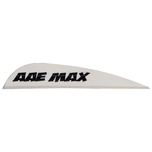 AAE Max Stealth Vanes  <br>  White 2.7 in. 100 pk.