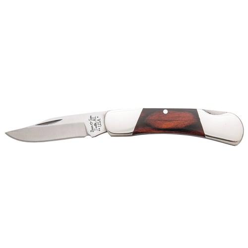 Bear and Son Executive Lockback  <br>  Upswept Rosewood 3 in.