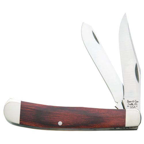 Bear and Son 2 Blade Trapper  <br>  Rosewood 4 1/8 in.