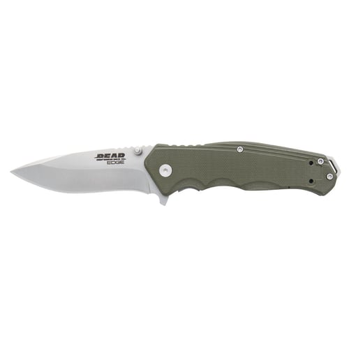Bear and Son G10 Sideliner  <br>  OD Green 4 1/2 in.