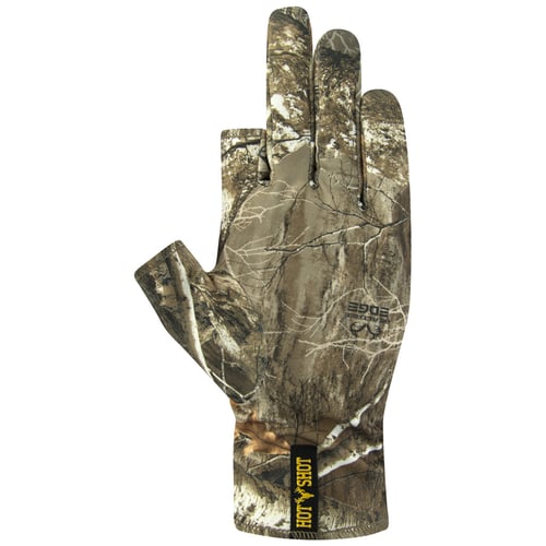 Hot Shot Copperhead Stretch Gloves  <br>  Realtree Edge