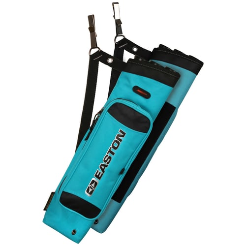 Easton Flipside 3-Tube Hip Quiver  <br>  Teal RH/LH