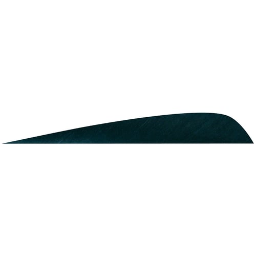 Gateway Parabolic Feathers  <br>  Black 4 in. RW 12 pk.