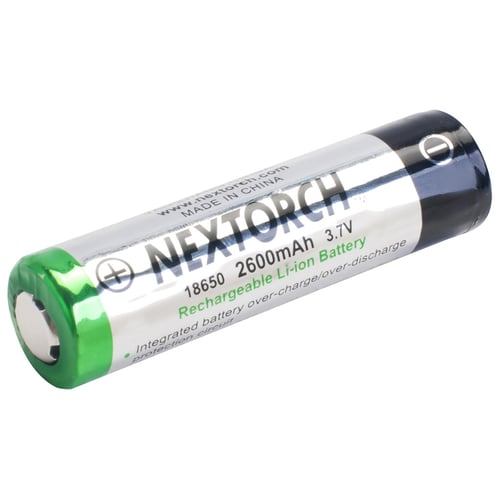 Nextorch Rechargeable Battery  <br>  2600 Mah