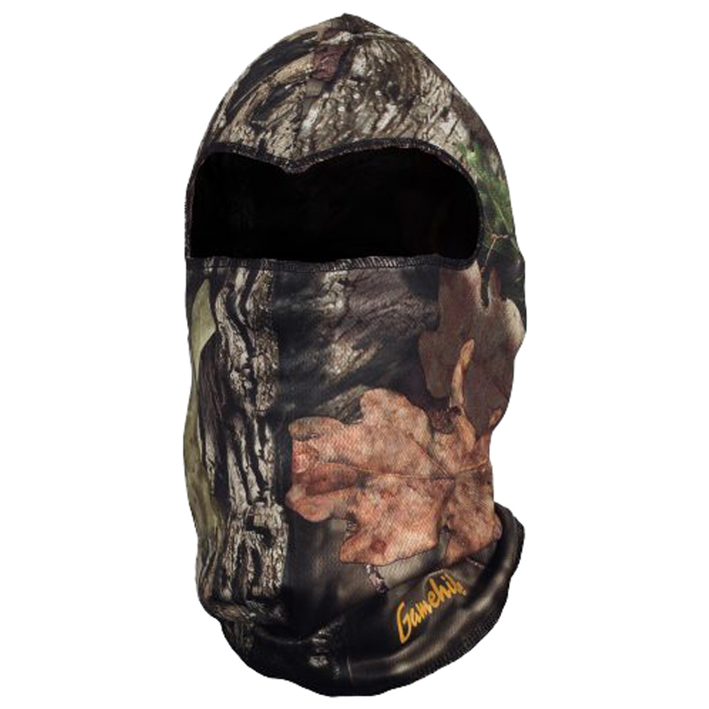 Gamehide Ground Blind Mask  <br>  MossyOak Country/ Black