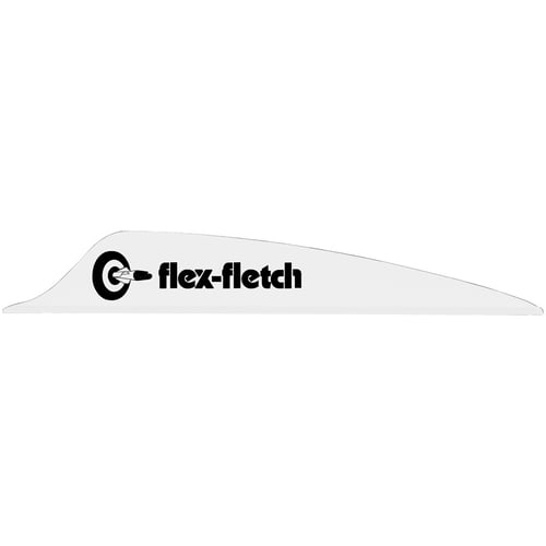 Flex Fletch FFP Shield Cut FLEX2 Vanes  <br>  White 1.87 in. 39 pk.