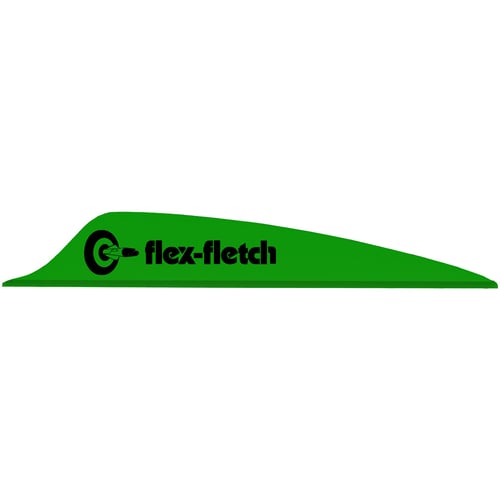 Flex Fletch FFP ShieldCut FLEX2 Vane  <br>  Neon Green 1.87 in. 39 pk.