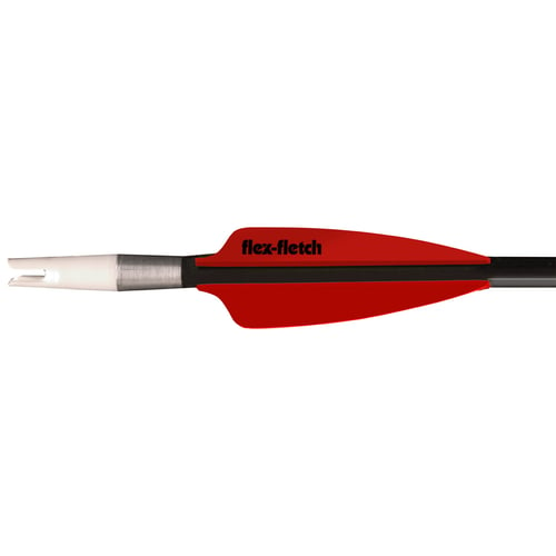 Flex Fletch FFP ShieldCut Vane  <br>  Red 2.25 in. 39 pk.