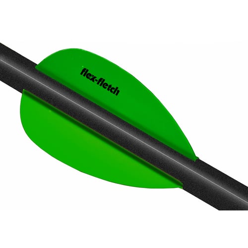 Flex Fletch Flash Vanes  <br>  Flo Green 2 in. 39 pk.