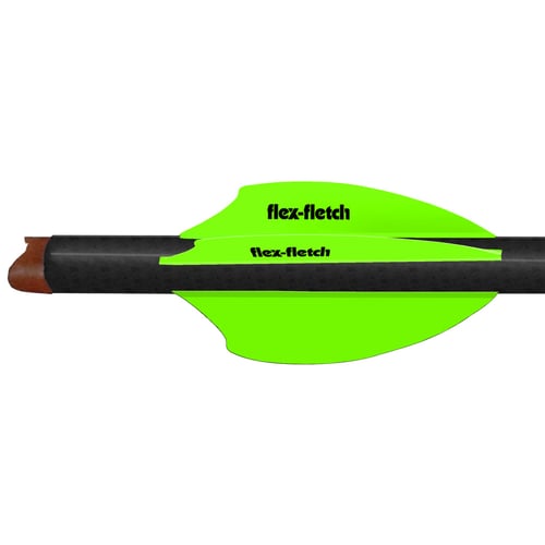 Flex Fletch SK2 Vanes  <br>  Cosmic Green 2 in. 100 pk.