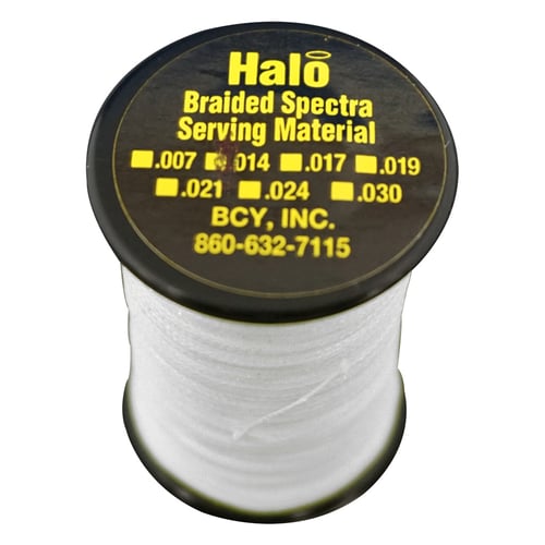 BCY Halo Serving  <br>  White .014 120 yds.