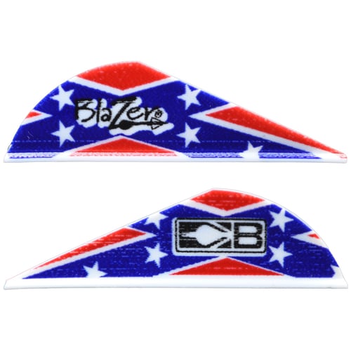 Bohning Blazer Vanes  <br>  Confederate Flag 36 pk.