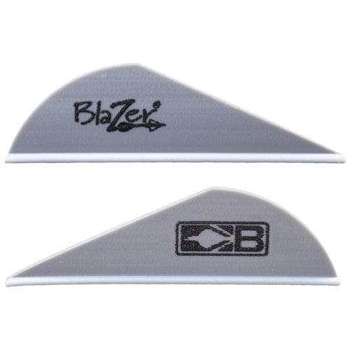 Bohning Blazer Vanes  <br>  Silver 100 pk.