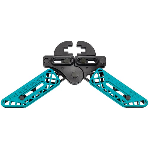 Pine Ridge Kwik Stand Bow Support  <br>  Turquoise/Black