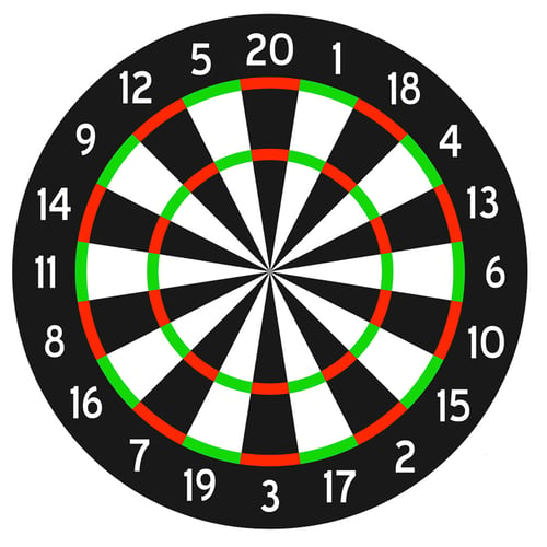 DuraMesh Archery Target  <br>  Dartboard 25 in. x 32 in.