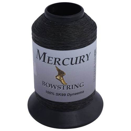 BCY Mercury Bowstring Material  <br>  Black 1/8 lb.