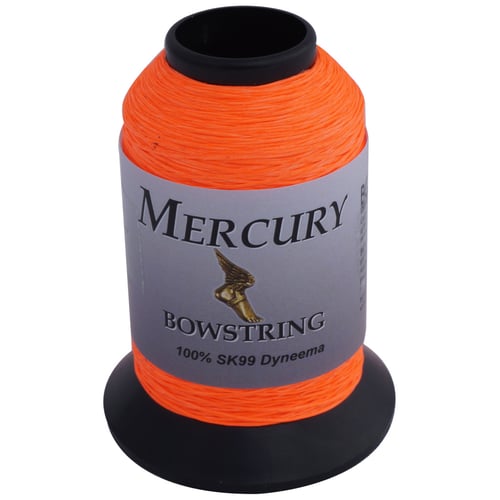 BCY Mercury Bowstring Material  <br>  Neon Orange 1/8 lb.