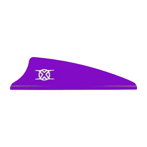 Bohning Shield Cut X Vanes  <br>  Purple 1.75 in. 100 pk.