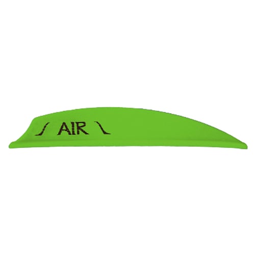 Bohning Air Vanes  <br>  Neon Green 2 in. 100 pk.