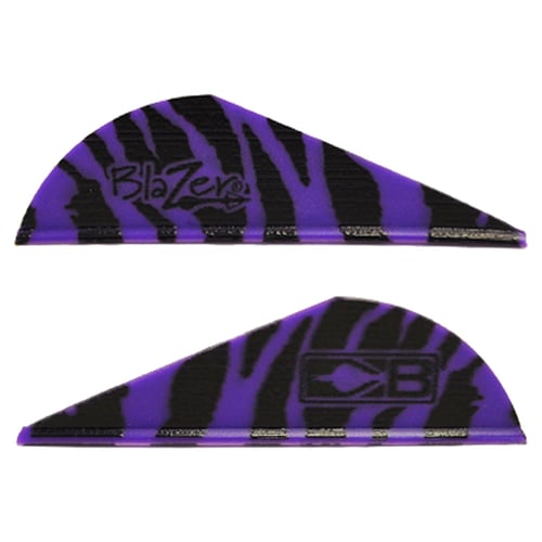 Bohning Blazer Vanes  <br>  Purple Tiger 100 pk.